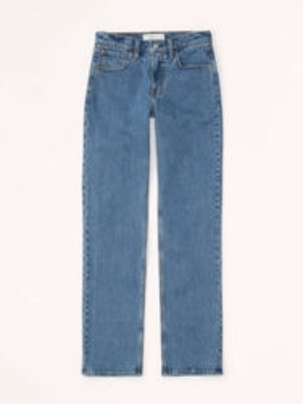 A&F Mid Rise 90s Straight Jean (Dark Marble)